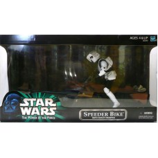 Speeder Bike with Scout Trooper ( En Caja Sellado ,Hasbro 2000) 